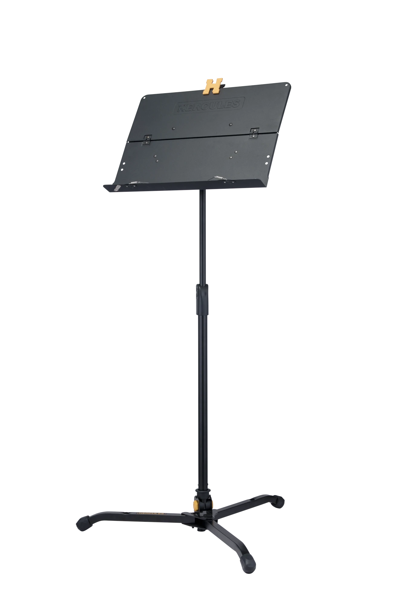 Hercules HCBS-301B Blasorchesternotenpult, Quik-N-EZ, geschlossene Notenauflage, faltbar